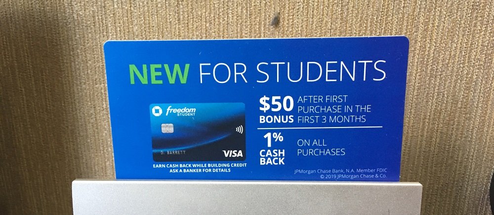 Student credit cards chase