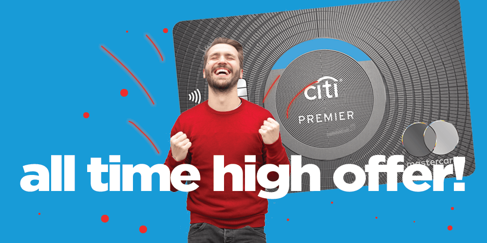 The All-Time High Offer is BACK! 80,000 Points On The Citi Premier