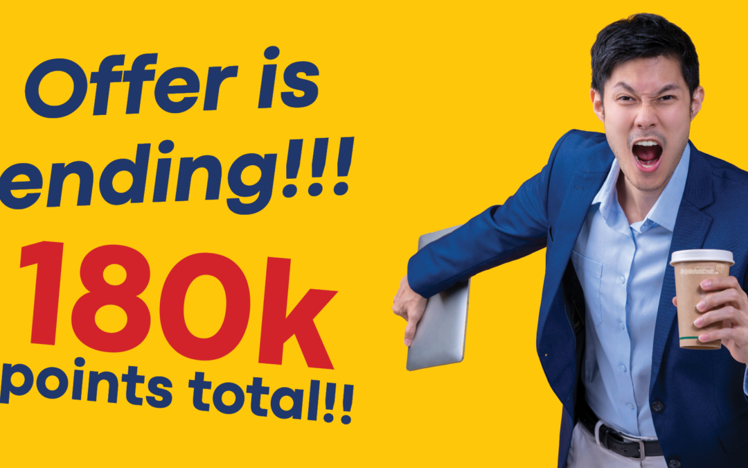 Offer Ending!!! Earn A Total Of 180k Points With Just Two No-Annual Fee Cards!!