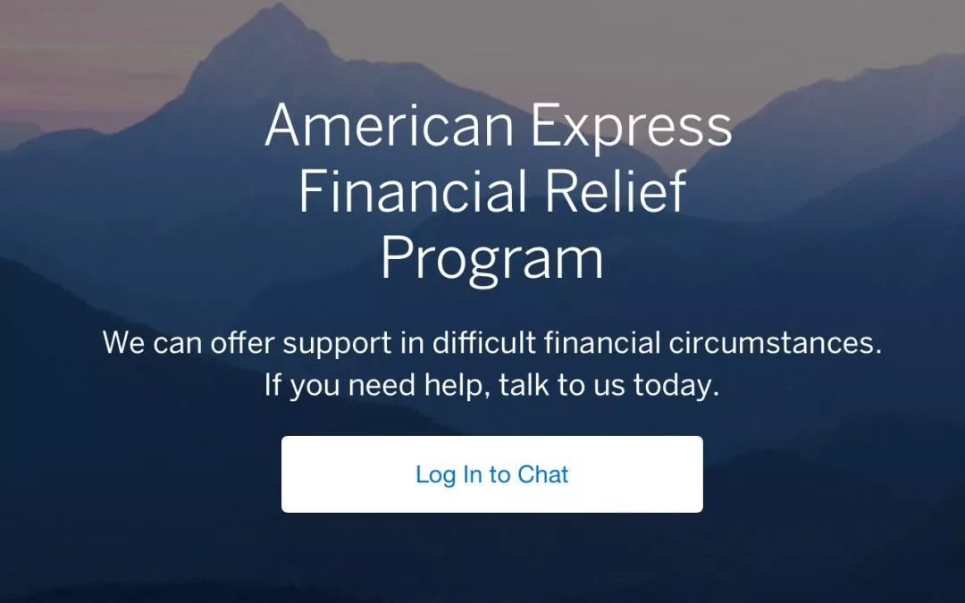 New Amex Financial Relief Program